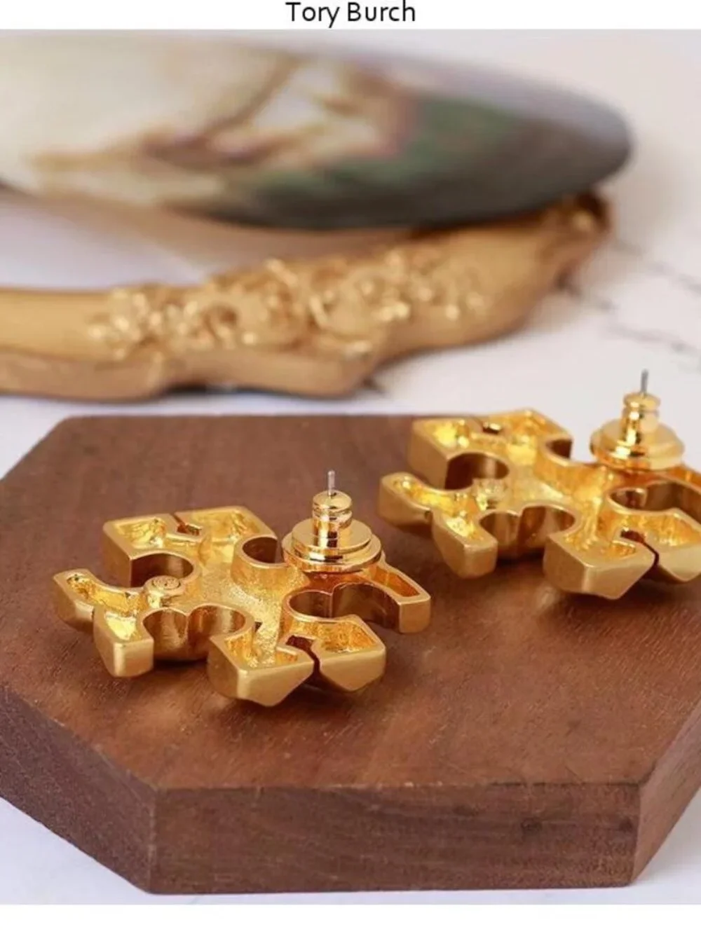 Tory Burch gold earrings